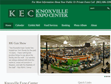 Tablet Screenshot of knoxvilleexpocenter.com